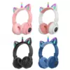 Наушники CAT с кошачьими ушками STN-27 Bluetooth (чёрный,розовый,синий,бело-розовый) (60)