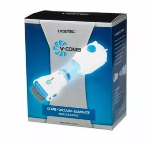 Электрическая расческа для удаления вшей и блох V-Comb Licetec у животных LK202209-49 (60)