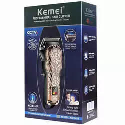 Машинка для стрижки волос и бороды аккумуляторная беспроводная Kemei LFJ KM-2616 (24)
