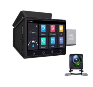 Видеорегистратор DVR K11 2камеры ADAS 3&quot; Full HD 4G GPS WiFi BT Android 8.1