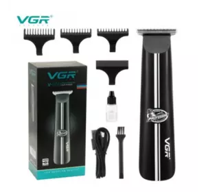 Машинка для стрижки бороды и усов VGR V 007 4 насадки (60)