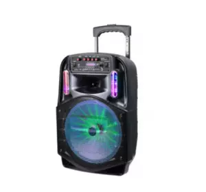 Колонка- чемодан Bluetooth колонка+светомузыка,микрофон,пульт Model CH-8612